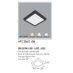 Đèn led nổi cao cấp 1 chế độ AFC 556 ĐEN 6W 1C