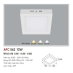 Đèn led nổi cao cấp 1 chế độ AFC 562 12W