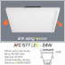 Đèn downlight led 1 chế độ AFC 577 24W