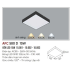 Đèn led nổi cao cấp 1 chế độ AFC 580D 15W