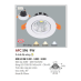 Đèn downlight led 3 chế độ AFC 596 9W 3CD