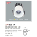 Đèn downlight led 1 chế độ AFC 602 5W