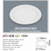 Đèn downlight led 1 chế độ AFC 608 12W