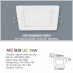 Đèn downlight led 1 chế độ AFC 609 12W