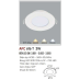 Đèn downlight led 1 chế độ AFC 616T 3W