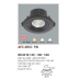 Đèn downlight led 1 chế độ AFC 618D 7W 1C