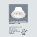 Đèn downlight led 1 chế độ AFC 618T 12W 1C