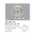 Đèn downlight led 1 chế độ AFC 622B 1W 