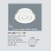 Đèn downlight led 1 chế độ AFC 622T 1W
