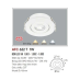 Đèn downlight led 1 chế độ AFC 622T 1W