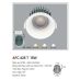 Đèn downlight led 1 chế độ AFC 625T 15W