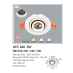 Đèn downlight led 1 chế độ AFC 626 3W 