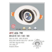 Đèn downlight led 1 chế độ AFC 626 7W 