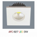 Đèn downlight led 1 chế độ AFC 627 3W 1C