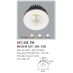 Đèn downlight led 1 chế độ AFC 628 3W 