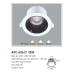 Đèn downlight led 1 chế độ AFC 636D 12W