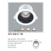 Đèn downlight led 1 chế độ AFC 636D 7W