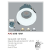 Đèn downlight led 1 chế độ AFC 638 12W