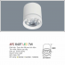 Đèn lon nổi led AFC 642T 7W