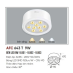 Đèn lon nổi led Đèn lon nối led 643T 9W