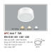 Đèn lon nổi led Đèn lon nối led 644T 3W