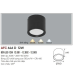 Đèn lon nổi led AFC 646D 12W