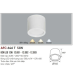 Đèn lon nổi led AFC 646T 12W