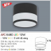 Đèn led nổi cao cấp 3 chế độ AFC 648D 12W 3C