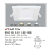 Đèn downlight led 1 chế độ AFC 669 15W 