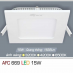 Đèn downlight led 1 chế độ AFC 669 15W 1C