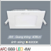 Đèn downlight led 1 chế độ AFC 669 4W 1C