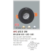 Đèn downlight led 1 chế độ AFC 672D 5W