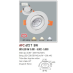 Đèn downlight led 1 chế độ AFC 672T 5W
