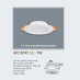 Đèn downlight led 1 chế độ AFC 674T 7W 1C