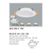 Đèn downlight led 1 chế độ AFC 674T 7W 1C