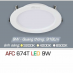 Đèn downlight led 1 chế độ AFC 674T 9W 1C