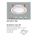 Đèn downlight led 1 chế độ AFC 674V 9W 1C