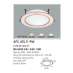 Đèn downlight led 3 chế độ AFC 674V 9W 3C