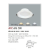 Đèn downlight led 1 chế độ AFC 676 3W