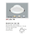 Đèn downlight led 1 chế độ AFC 676 7W 1C