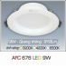 Đèn downlight led 1 chế độ AFC 676 9W 1C