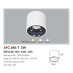 Đèn lon nổi led AFC 684T 3W