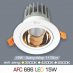 Đèn downlight led 1 chế độ Đèn downlight led 686 15W