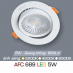 Đèn downlight led 1 chế độ AFC 689 5W