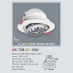 Đèn downlight led 1 chế độ AFC 708 10W
