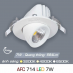 Đèn downlight led 1 chế độ AFC 714 7W