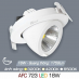 Đèn downlight led 1 chế độ AFC 723 18W