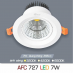 Đèn downlight led 1 chế độ AFC 727 7W 1C