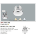 Đèn downlight led 3 chế độ AFC 730 7W 3CD
