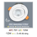 Đèn downlight led 3 chế độ AFC 731 12W 3C